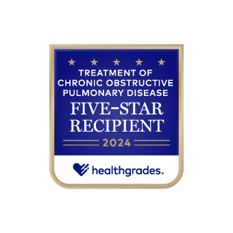 Healthgrades Chronic Obstructive Pulmonary Disease 5 Star award #21