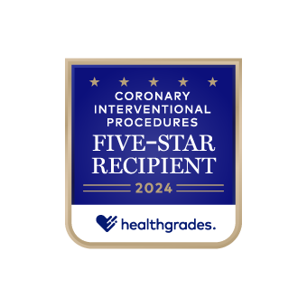 Healthgrades Coronary Interventional Procedures 5 Star award #23