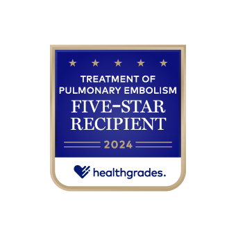 Healthgrades Pulmonary Embolism 5 Star award #24