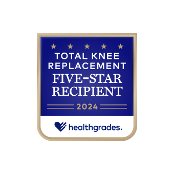 Healthgrades Total Knee Replacement 5 Star award #15