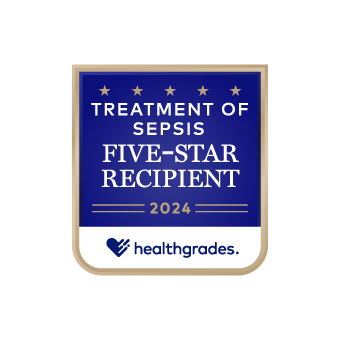 Healthgrades Treatment of Sepsis 5 Star award #26