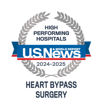 US News High Performing Heart Bypass Surgery award #8