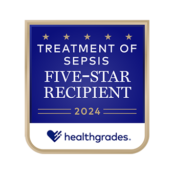 Healthgrades Treatment of Sepsis 5 Star 2024 award #26